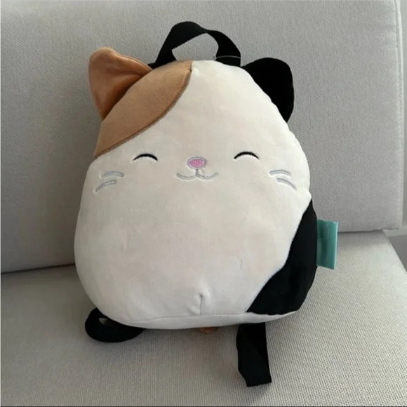 SQUISHMALLOW CAM THE CAT 12" BACKPACK PLUSH TOY NEW WITH TAG - Picture 4 of 11